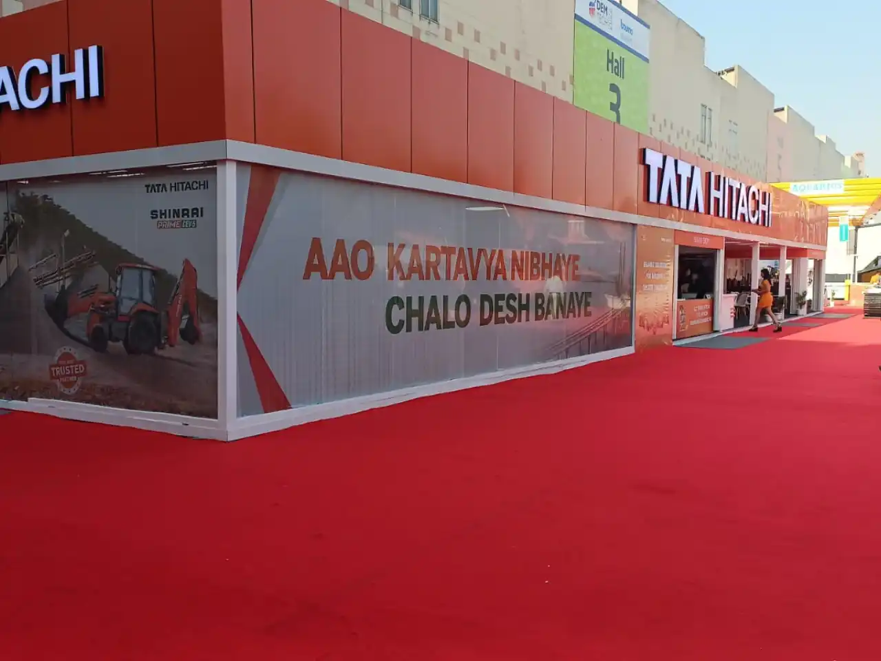 Tata Hitachi exhibition stand