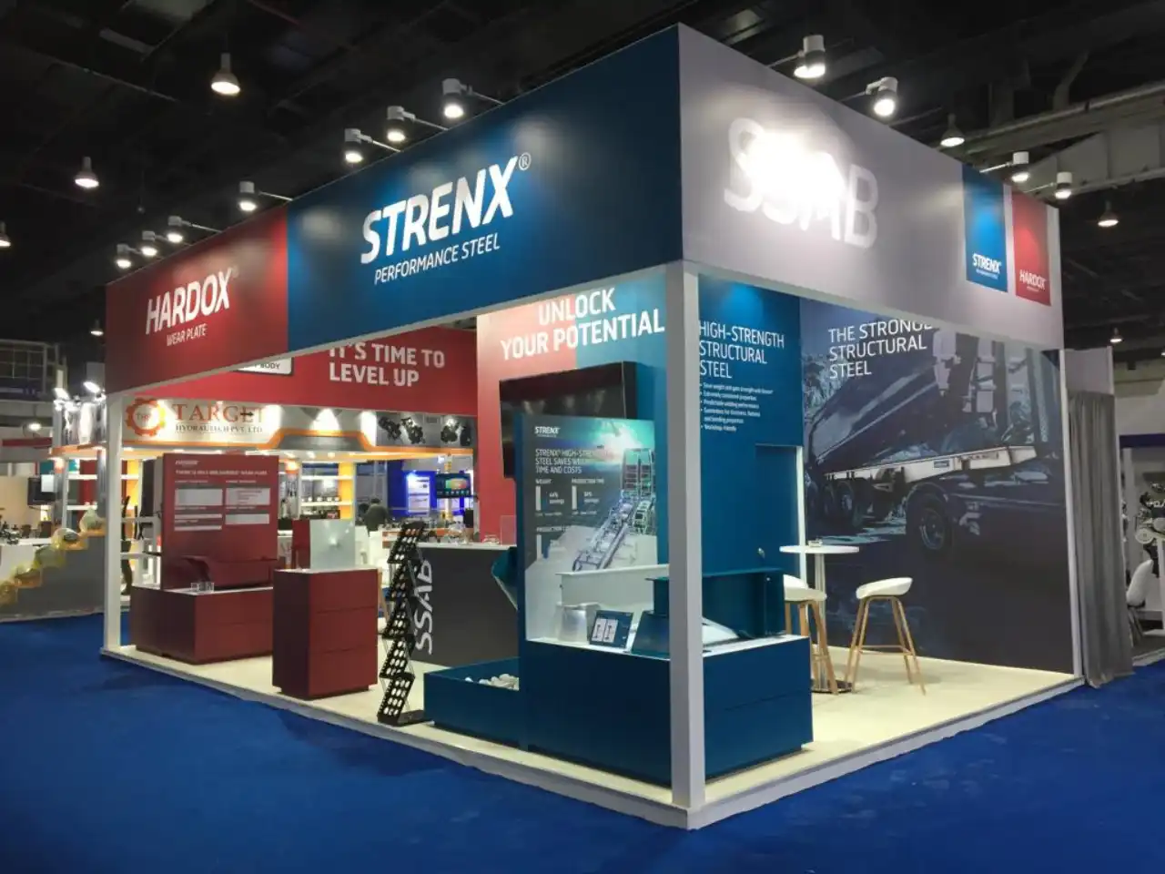 SSAB exhibition stand