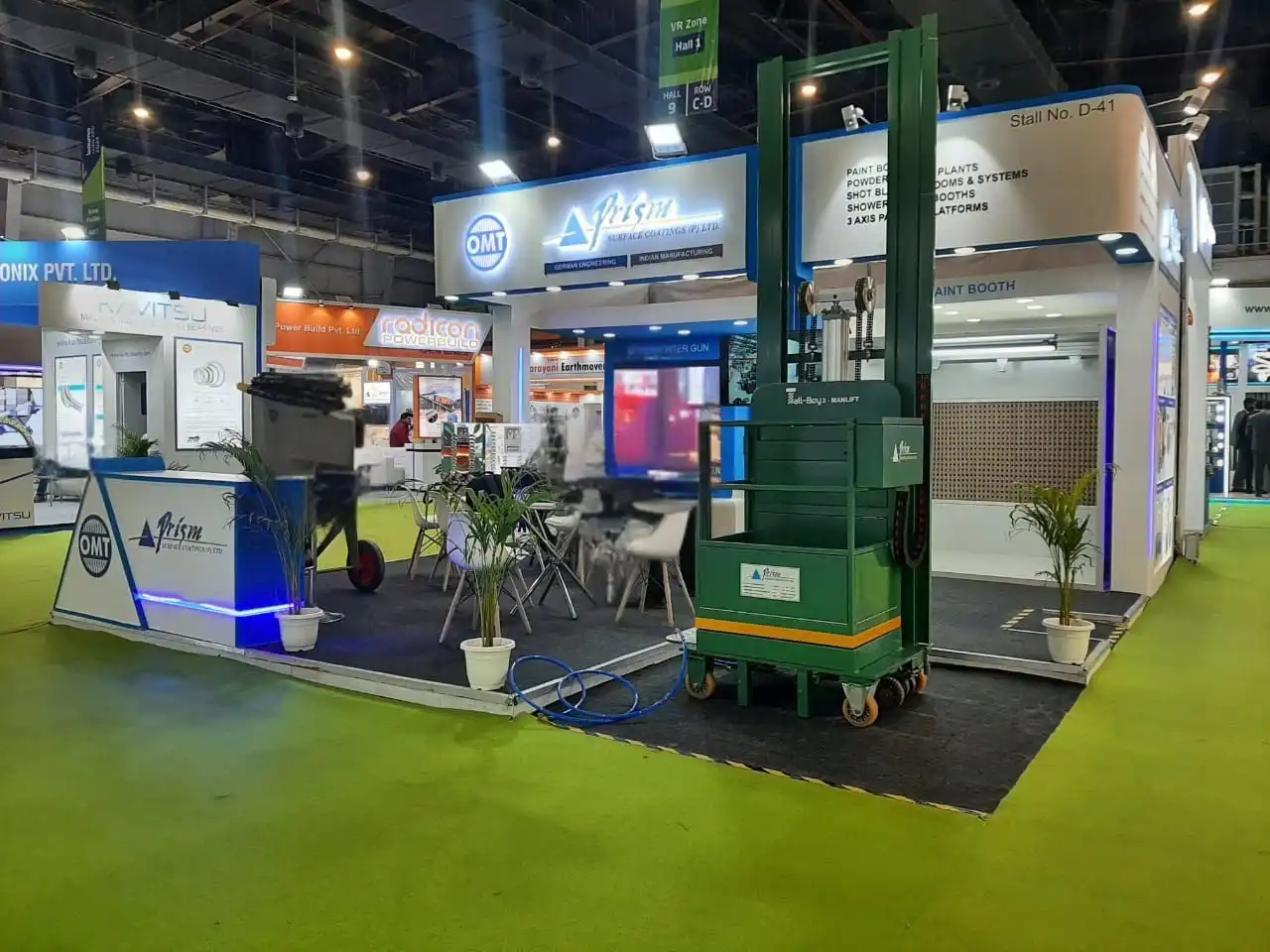 Prism exhibition stand