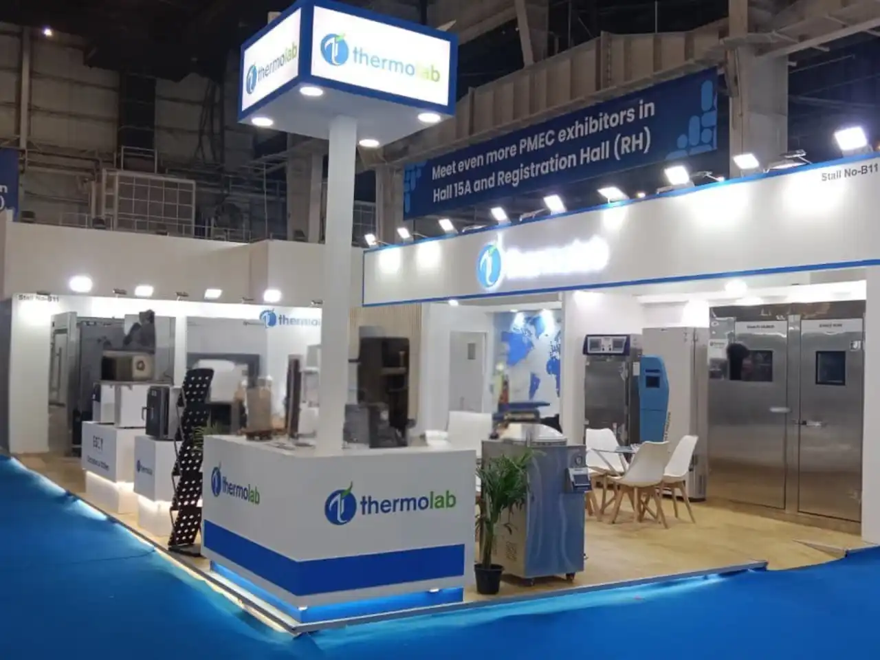 Custom exhibition stand design by Propshop India for CPHI India 2026