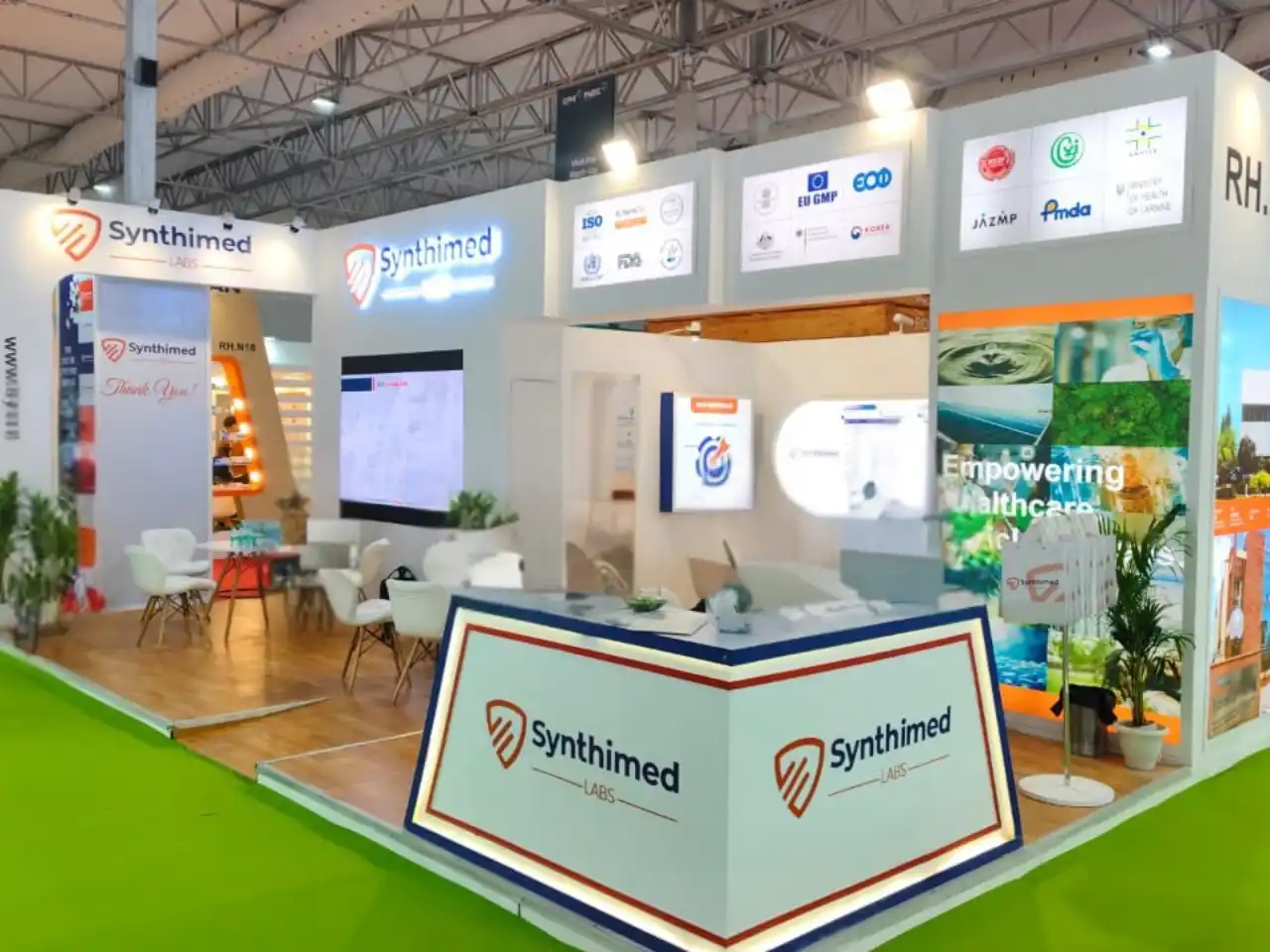 Custom exhibition booth construction