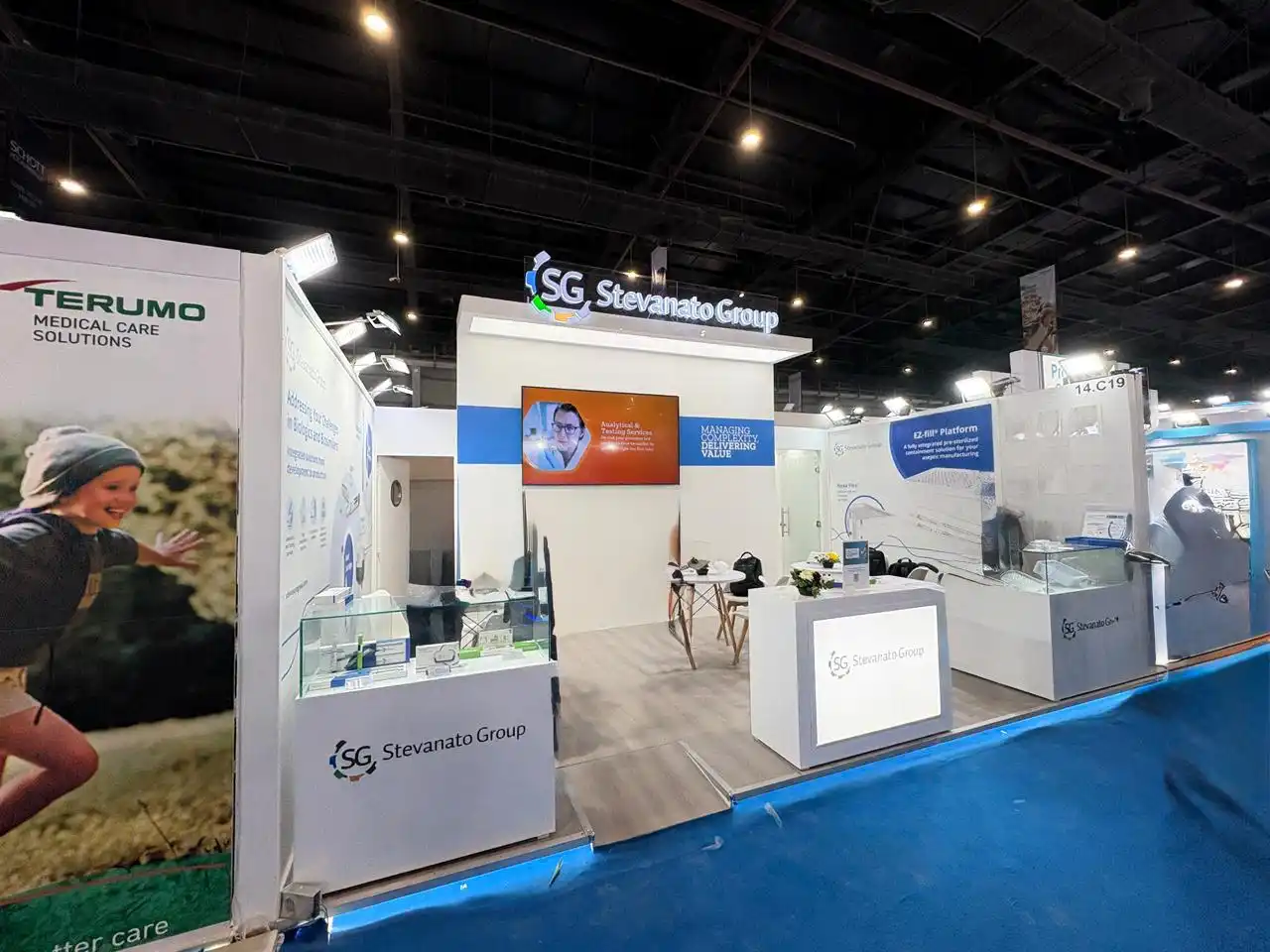 Professional trade show stand fabrication