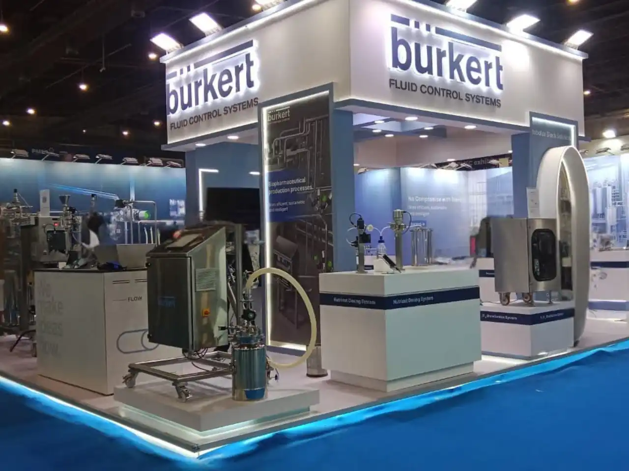 BURKERT exhibition stand - 59 Sqmt.