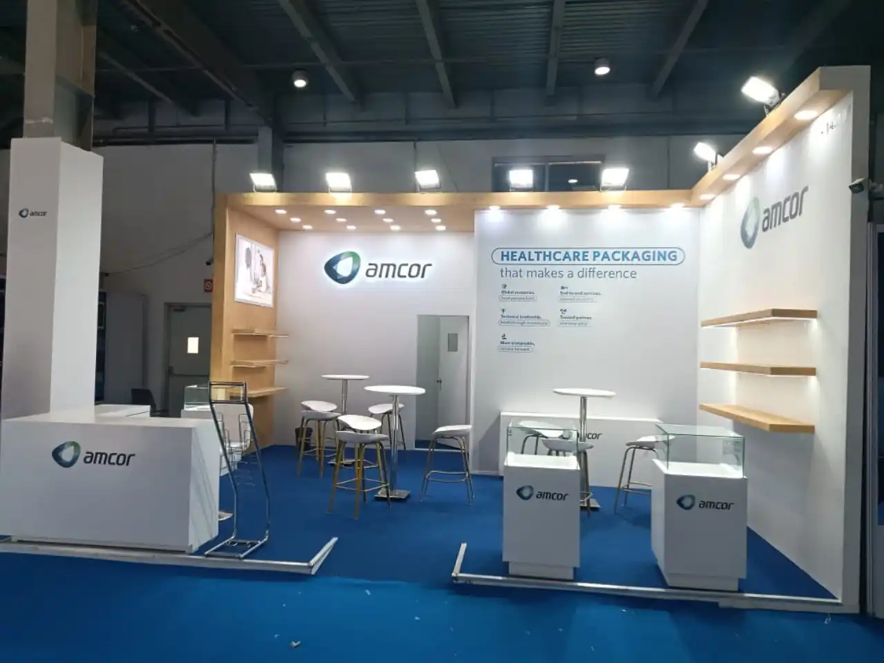 AMCOR exhibition stand - 27 Sqmt.