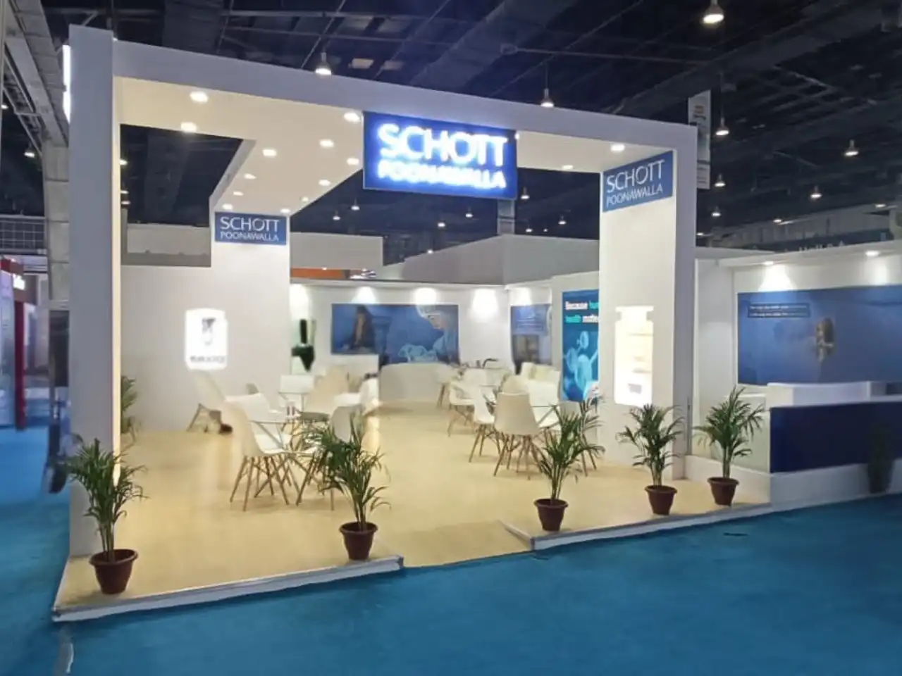 Professional trade show stand fabrication