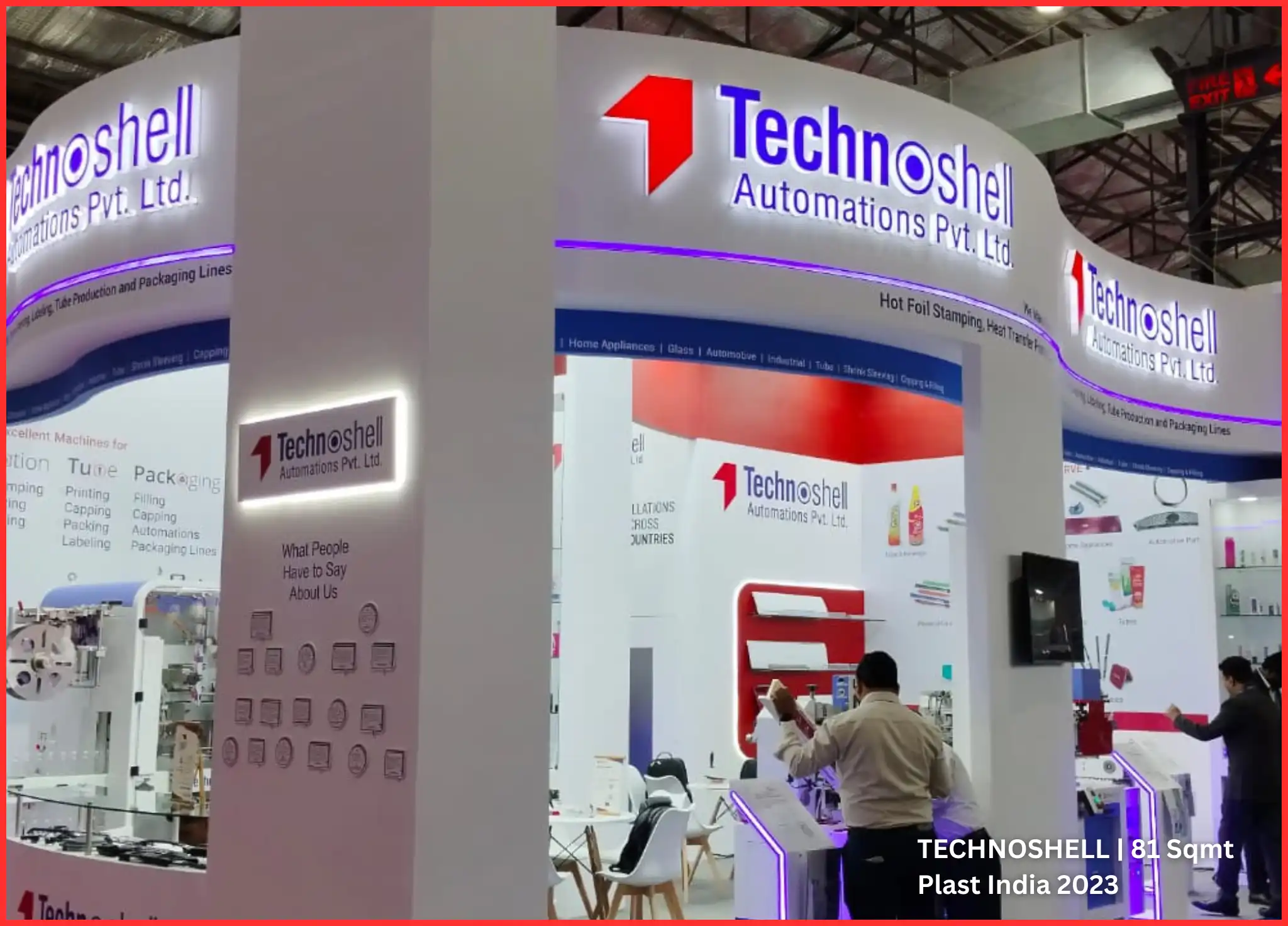 TECHNOSHELL | 81 Sqmt Plast India 2023