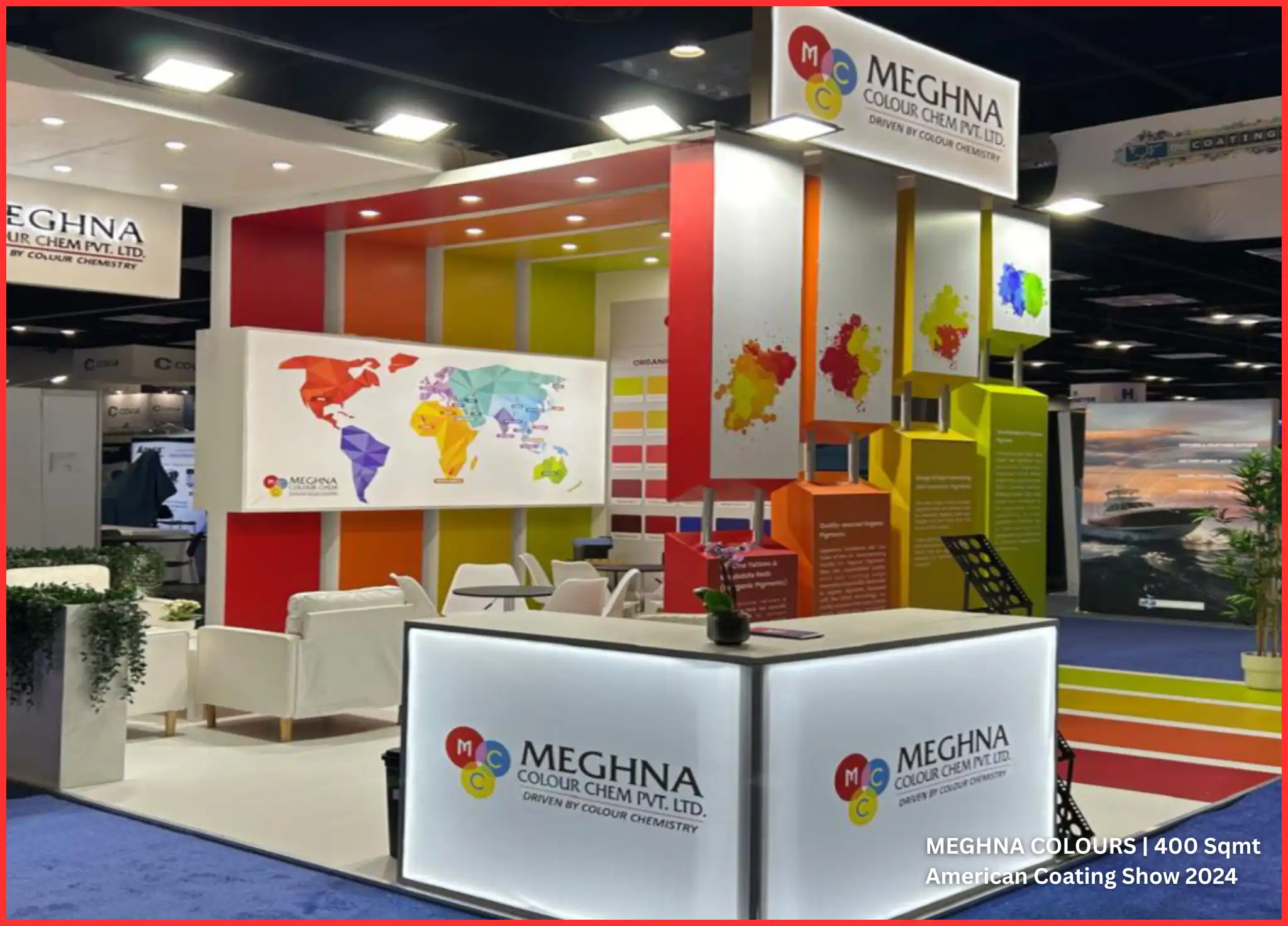 MEGHNA COLOURS | 400 Sqmt American Coating Show 2024