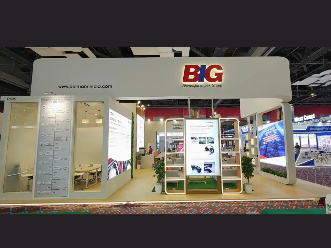 Professional trade show stand fabrication