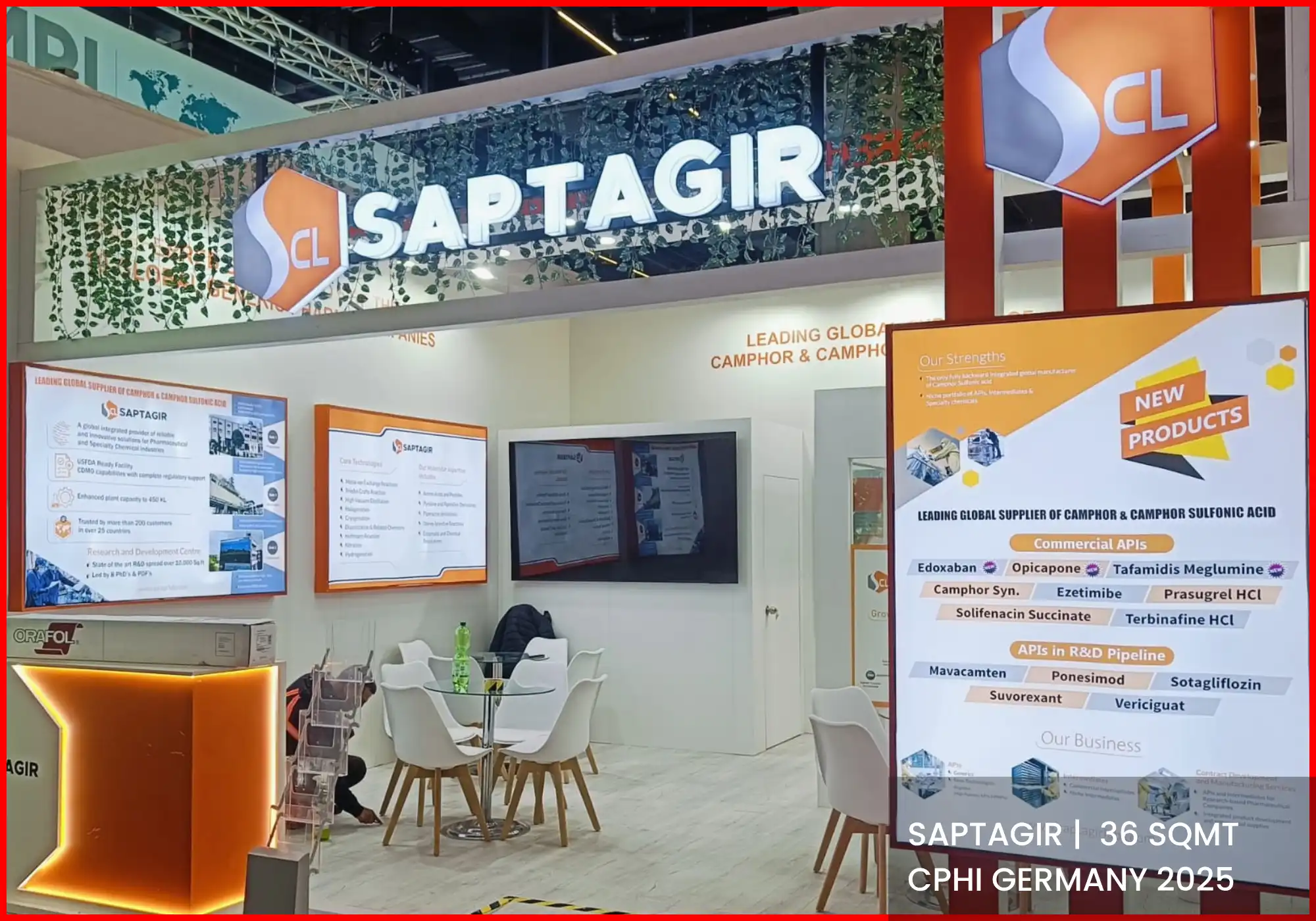 SAPTAGIR Stand build by propshop