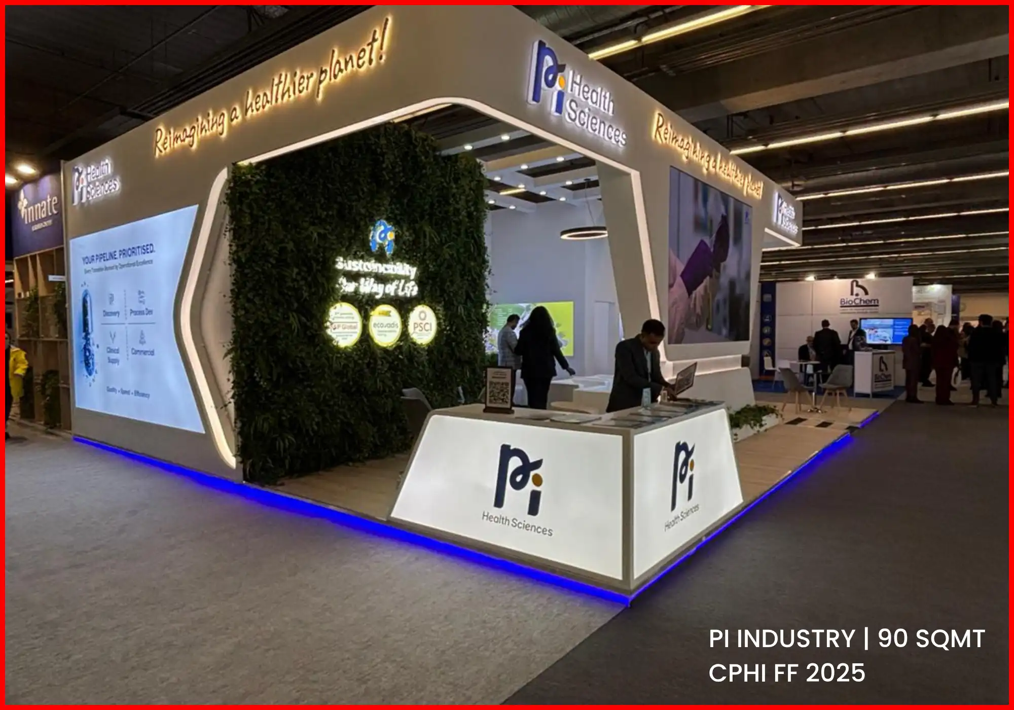 PI INDUSTRY Stand build by propshop