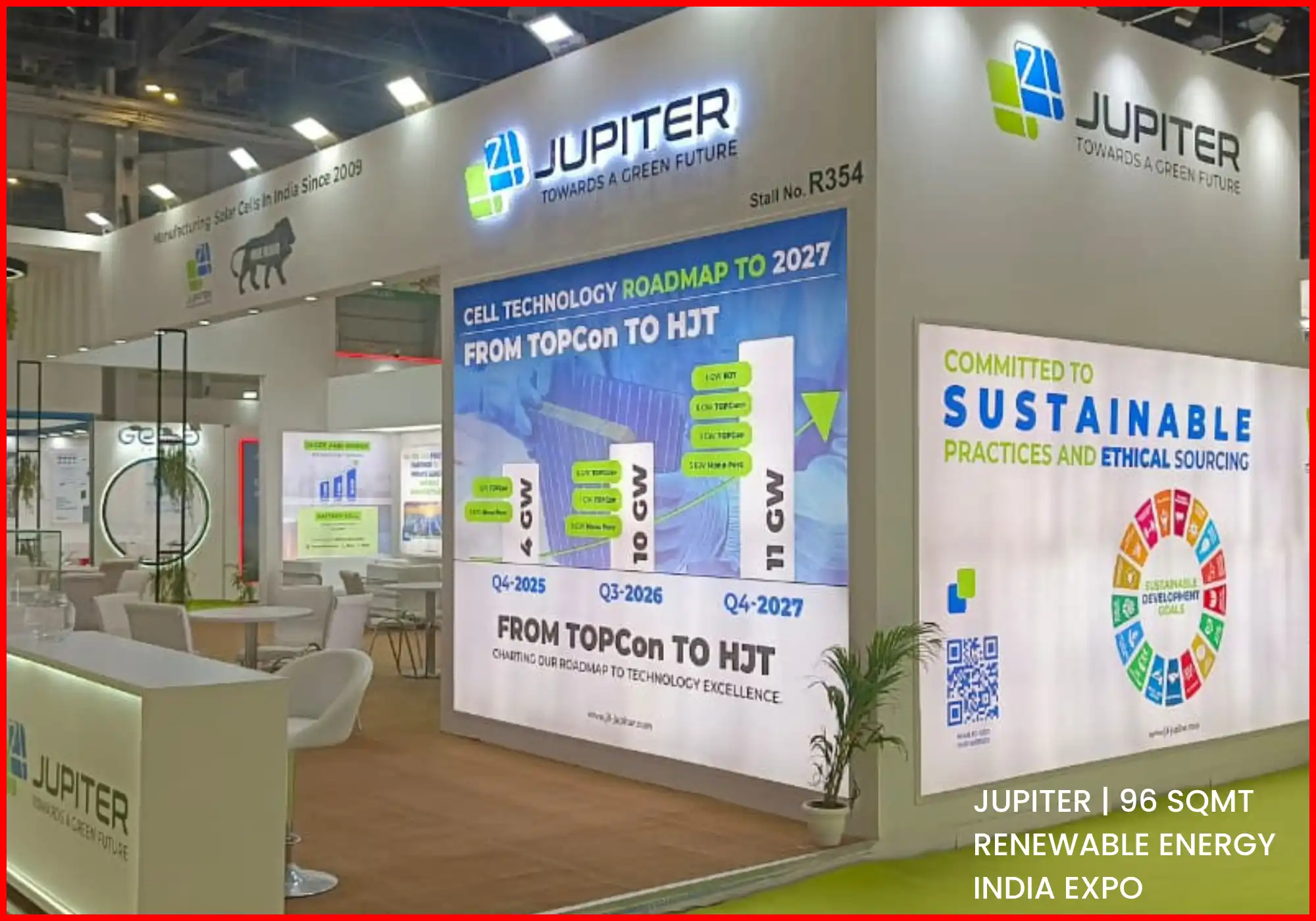 JUPITER Stand build by propshop