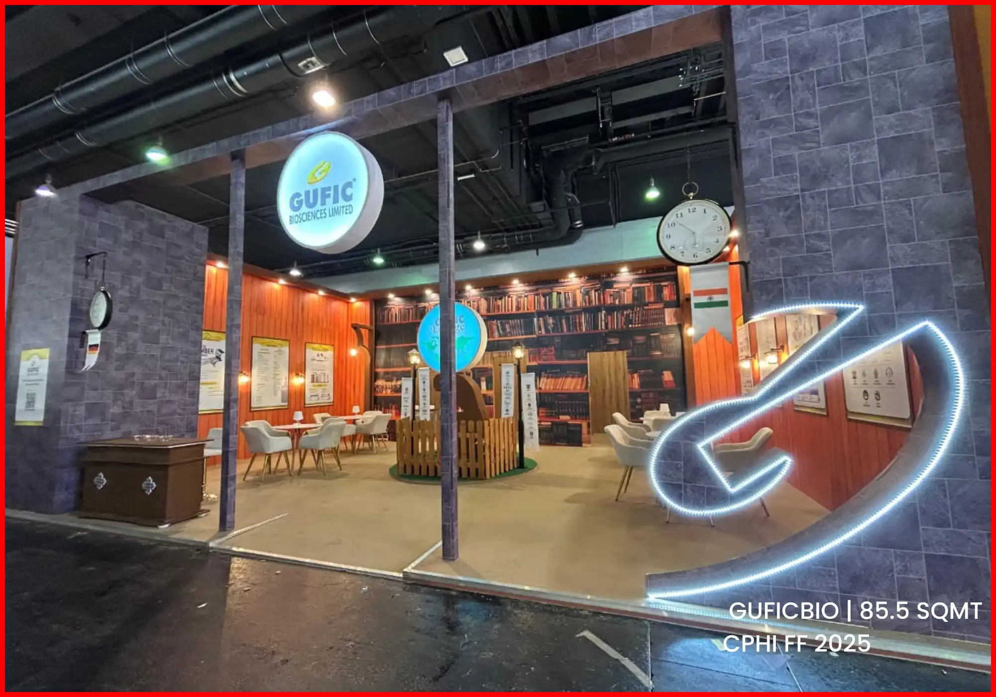 GUFICBIO Stand build by propshop