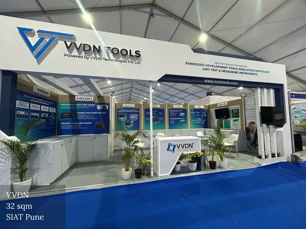 VVDN Stand build by propshop