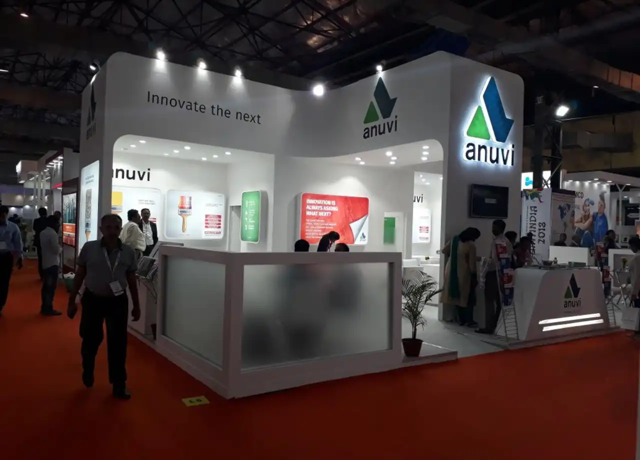 ANUVI exhibition stand design by Propshop India