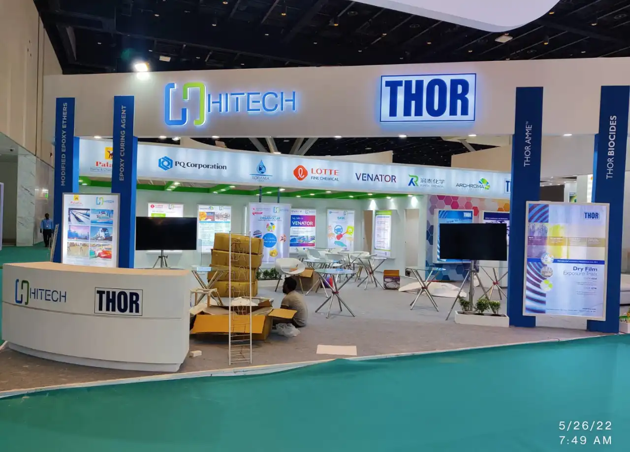 HITECH-THOR exhibition stand design by Propshop India