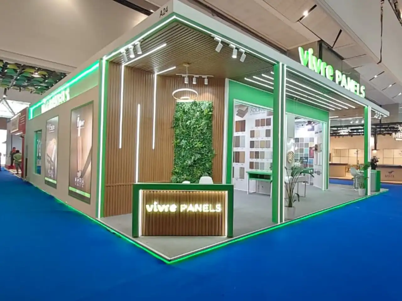 Three Side Open Stall Design 1