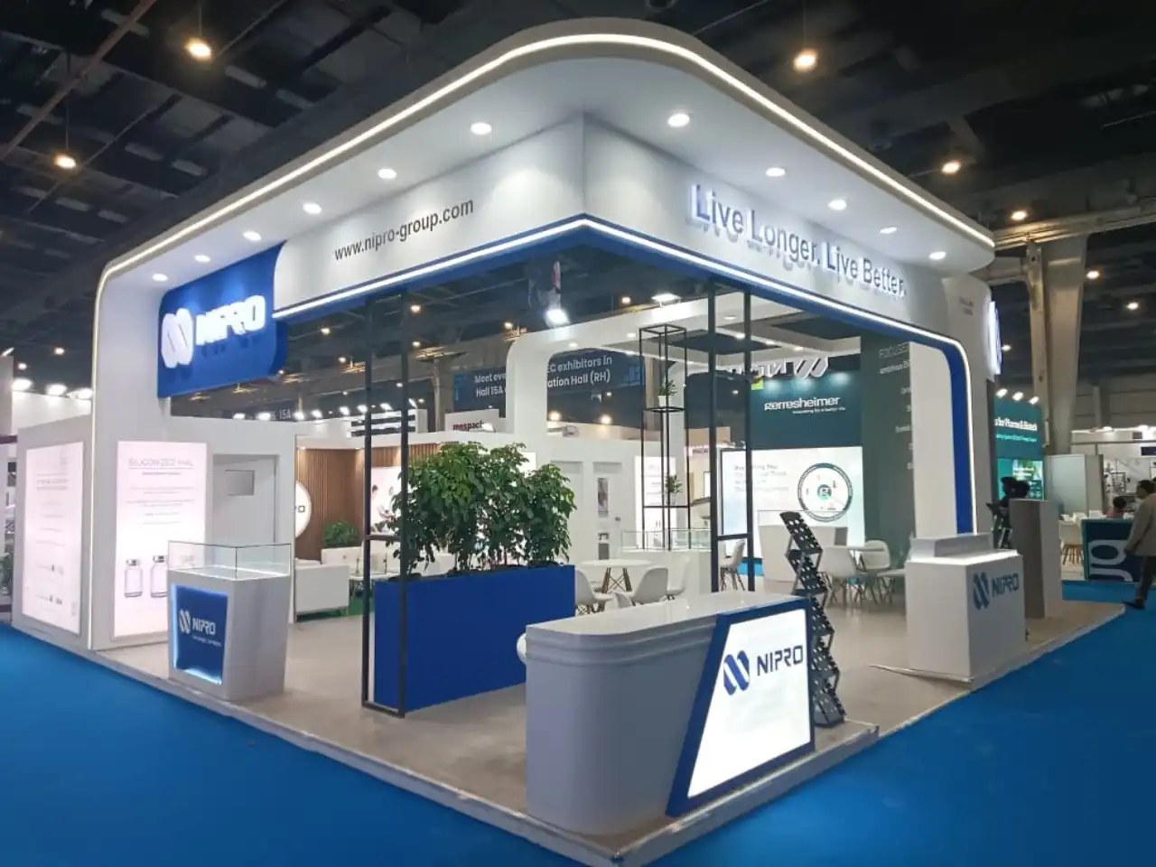 Three Side Open Stall Design 2