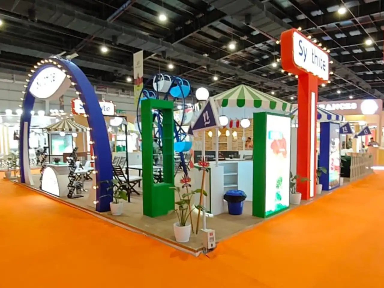 Three Side Open Stall Design 3