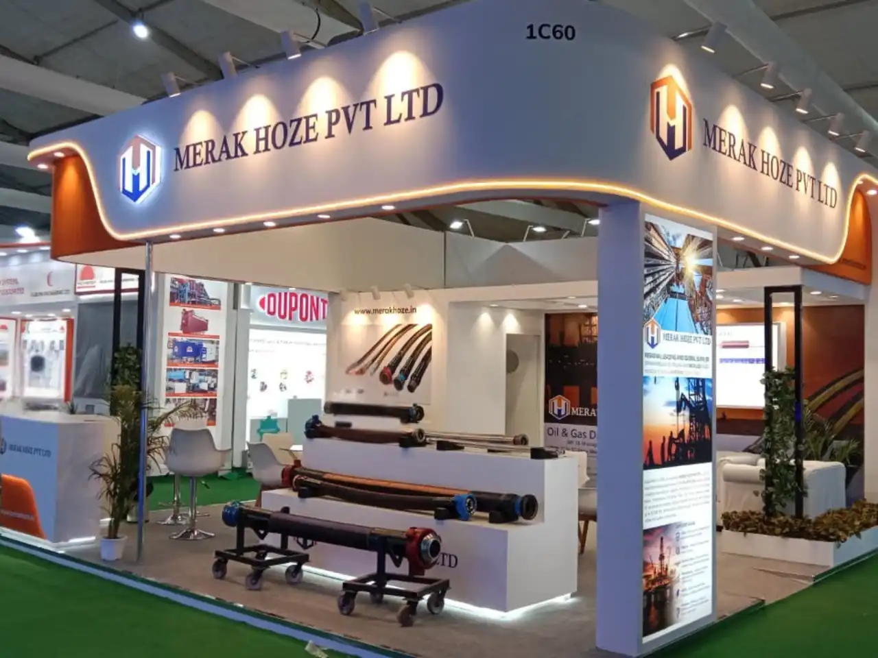 Three Side Open Stall Design 4