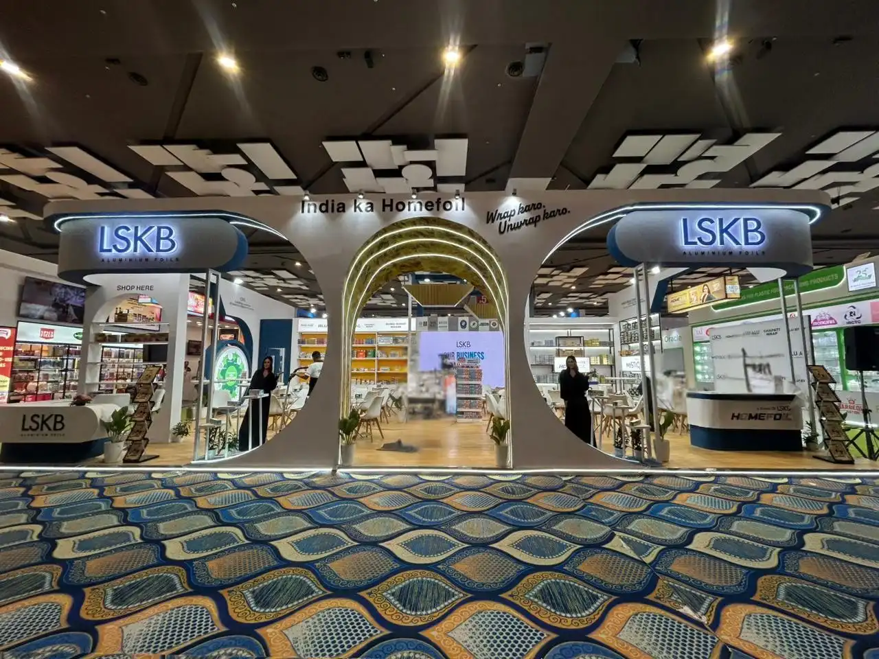 Three Side Open Stall Design 6