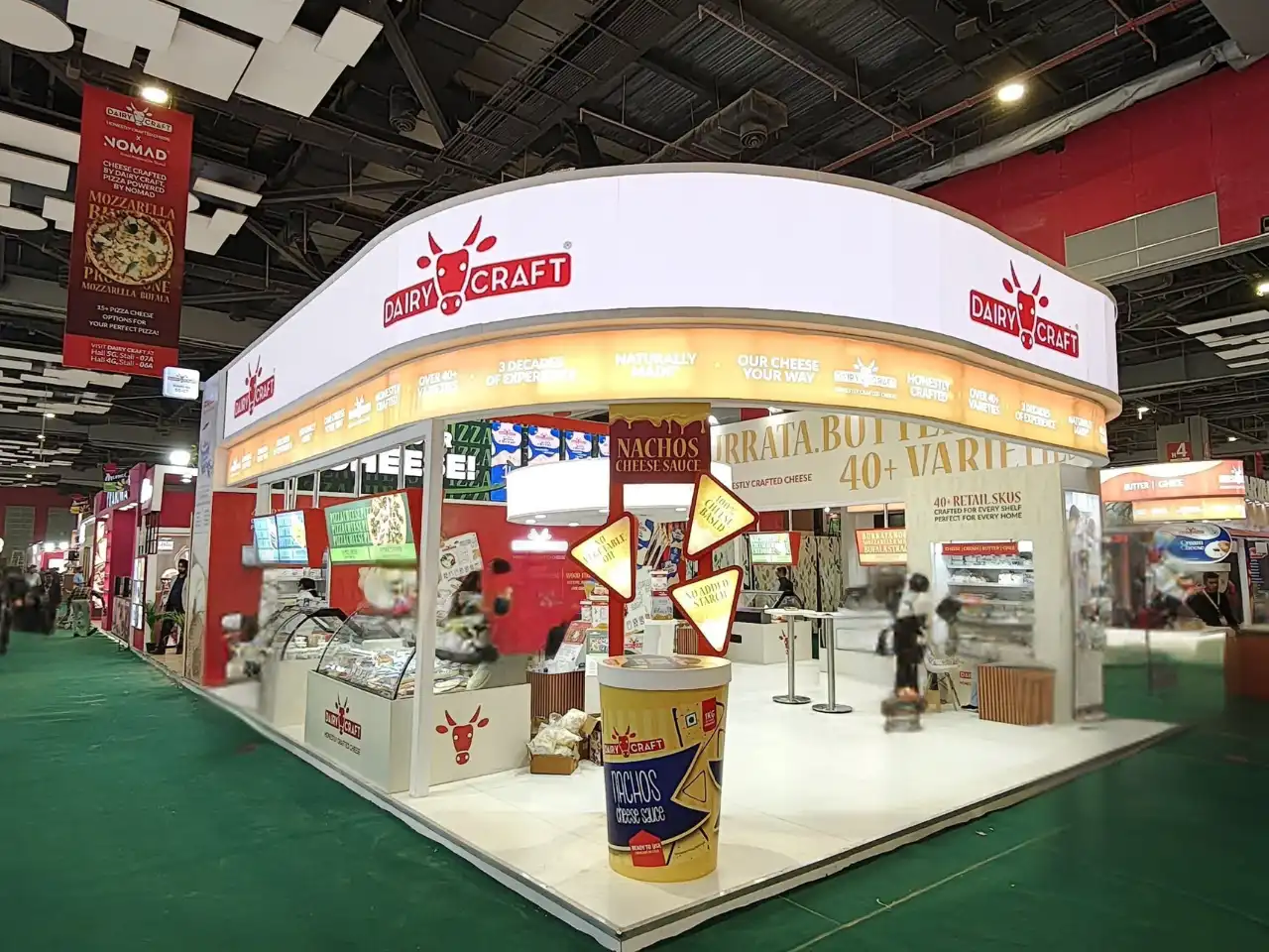 Three Side Open Stall Design 8