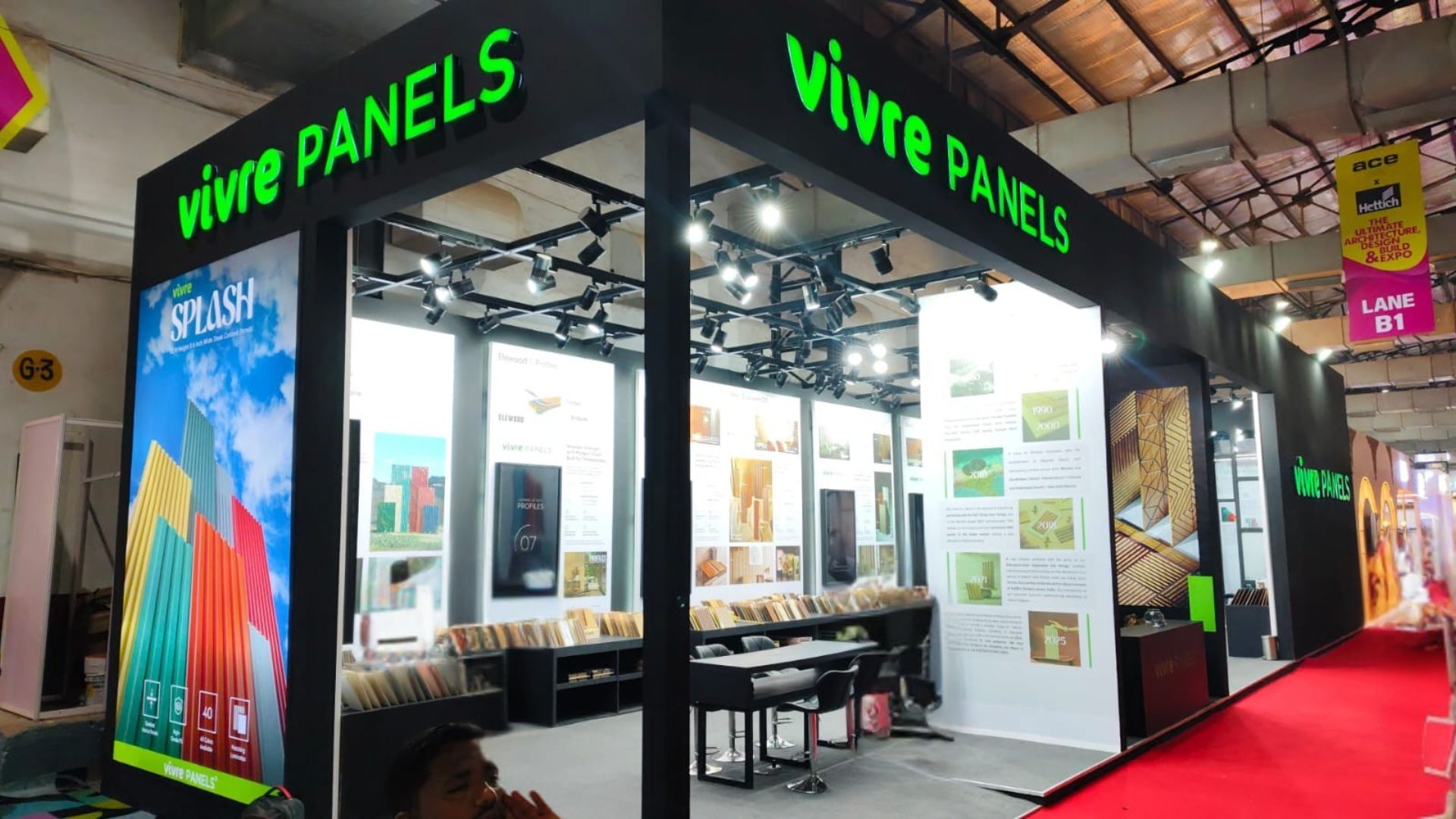Vivre Panels Exhibition Stand